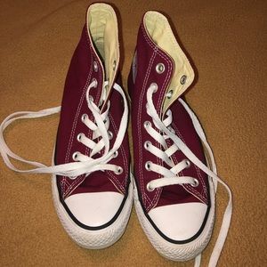 Maroon Converse